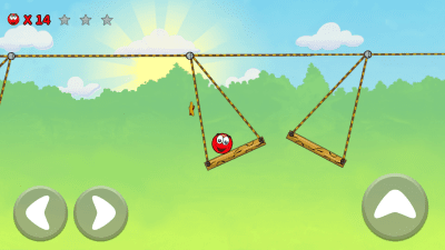 Screenshot of the application Red Ball 3: Jump for Love - #2