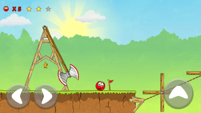 Screenshot of the application Red Ball 3: Jump for Love - #4
