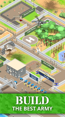 Screenshot of the application Idle Army Base - #1