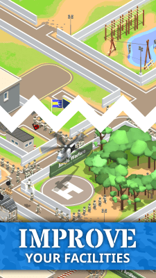 Screenshot of the application Idle Army Base - #3