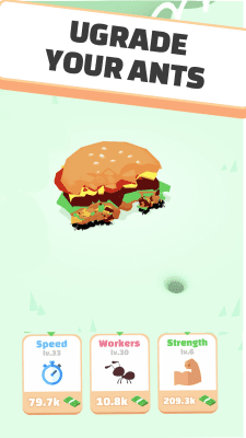 Screenshot of the application Idle Ants - #8