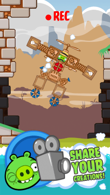 Screenshot of the application Bad Piggies HD - #5
