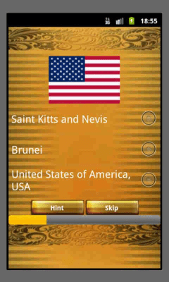 Screenshot of the application Capital Flags Country Quiz - #2