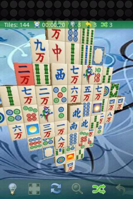 Screenshot of the application Mahjong 3D - #1