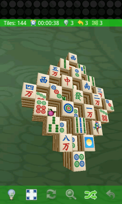 Screenshot of the application Mahjong 3D - #12