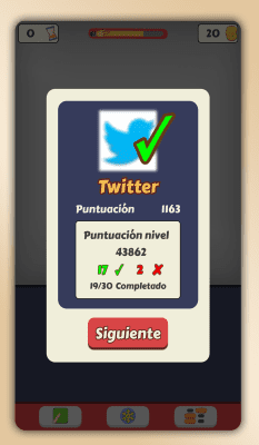 Screenshot of the application Scratch That Logo Quiz - #7