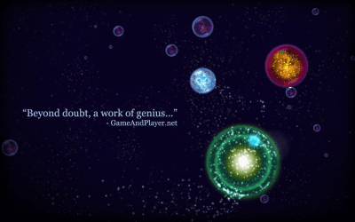 Screenshot of the application Osmos Demo - #5