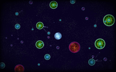 Screenshot of the application Osmos Demo - #6