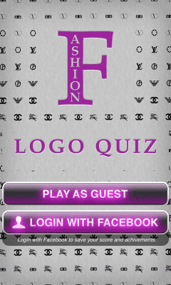 Screenshot of the application Fashion Brands: Guess the Logo - #1