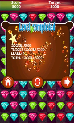 Screenshot of the application Diamonds Rush - #4