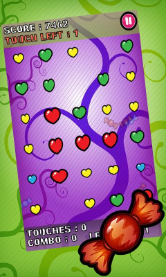 Screenshot of the application Bubble Blast Valentine - #3