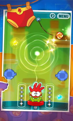 Screenshot of the application Cut the Rope: Experiments Free - #3