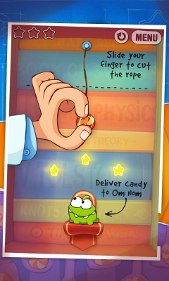 Screenshot of the application Cut the Rope: Experiments Free - #5
