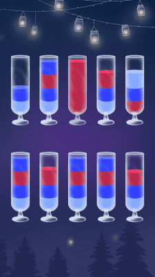 Screenshot of the application Water Sorting Puzzle - #3