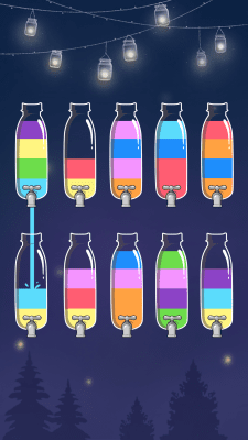Screenshot of the application Water Sorting Puzzle - #4