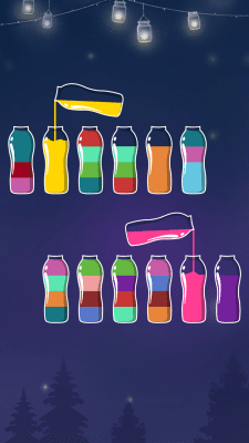 Screenshot of the application Water Sorting Puzzle - #8