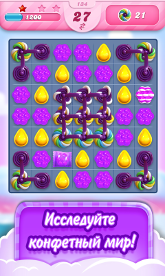 Screenshot of the application Candy Crush Saga - #1