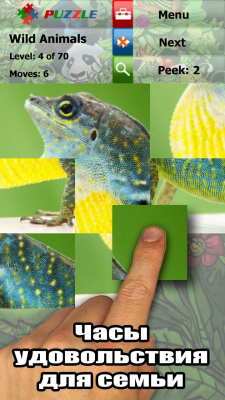 Screenshot of the application Wild animal puzzles - #3