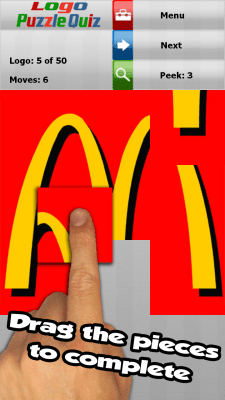 Screenshot of the application Logo Puzzle Quiz - #3