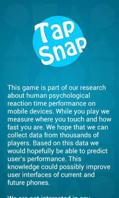 Screenshot of the application TapSnap - #4