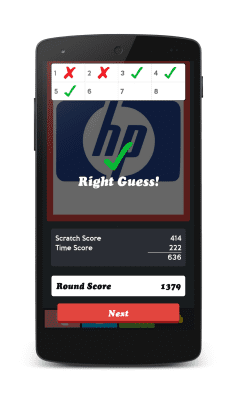 Screenshot of the application Scratch Logo Quiz Multiplayer - #3