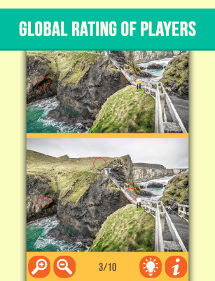 Screenshot of the application Find the Difference: Landscapes - #5