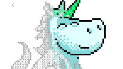 Screenshot of the application Coloring by the numbers for free - #6