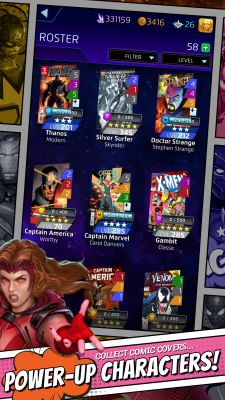Screenshot of the application MARVEL Puzzle Quest - #2