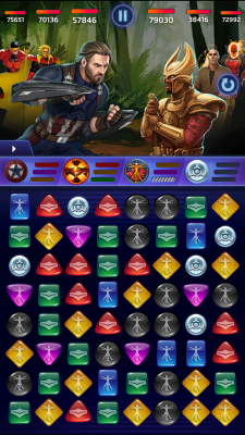 Screenshot of the application MARVEL Puzzle Quest - #6