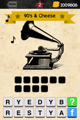 Screenshot of the application Guess The Intro -- Song Quiz - #3