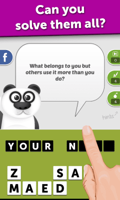 Screenshot of the application Little Riddle - Word Quiz - #3