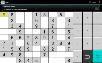 Screenshot of the application My Sudoku - #5