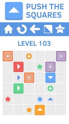 Screenshot of the application Push The Squares - #4