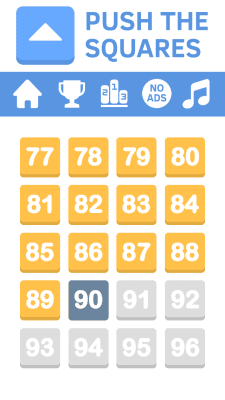 Screenshot of the application Push The Squares - #5