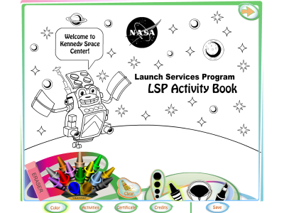 Screenshot of the application LSP Activity Book - #1