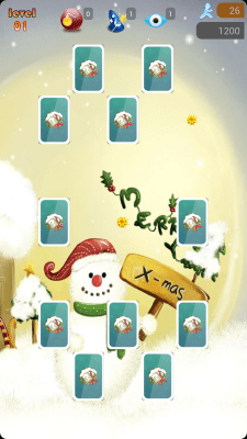 Screenshot of the application Santa Memory - #6