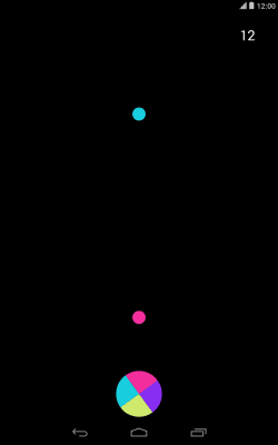 Screenshot of the application Color Drop - #4