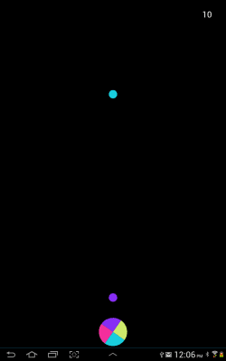 Screenshot of the application Color Drop - #6