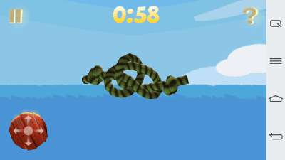 Screenshot of the application Unwind the rope - #5