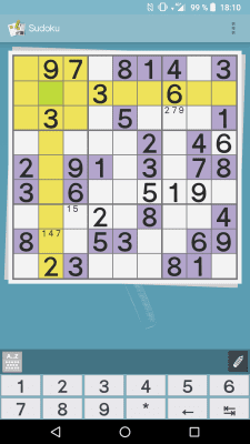 Screenshot of the application Grid games (crossword, sudoku) - #2