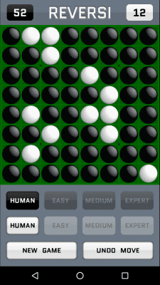 Screenshot of the application Reversi - #3
