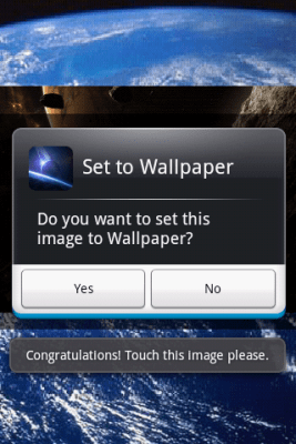 Screenshot of the application Cosmos and Planets Puzzle - #3