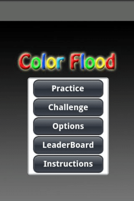 Screenshot of the application Color Flood - #1