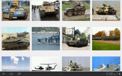 Screenshot of the application Military Puzzle - #1