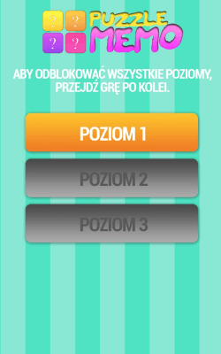 Screenshot of the application Puzzle Memo - #1