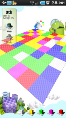 Screenshot of the application FloodIt 3D - #1