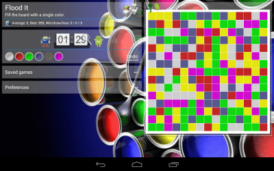 Screenshot of the application FloodIt with AI - #4
