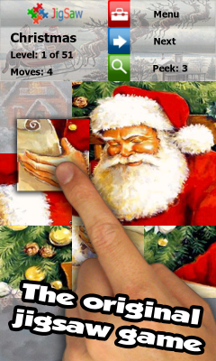 Screenshot of the application The Christmas Puzzle - #1