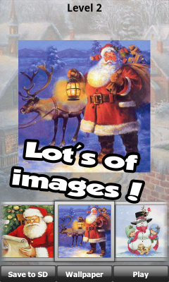 Screenshot of the application The Christmas Puzzle - #4