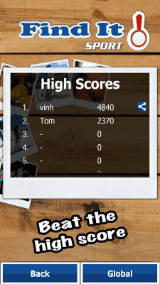 Screenshot of the application Find It 3 - #5